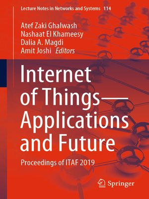 cover image of Internet of Things—Applications and Future